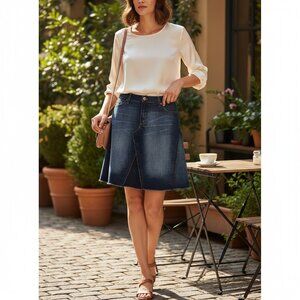 Mavi Hailey Jupe Jeans Femme Small Bleu